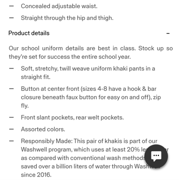 GAP 2 Pair of Boy's Straight-Fit Stretch Khaki Uniform Pants - Picture 10 of 10